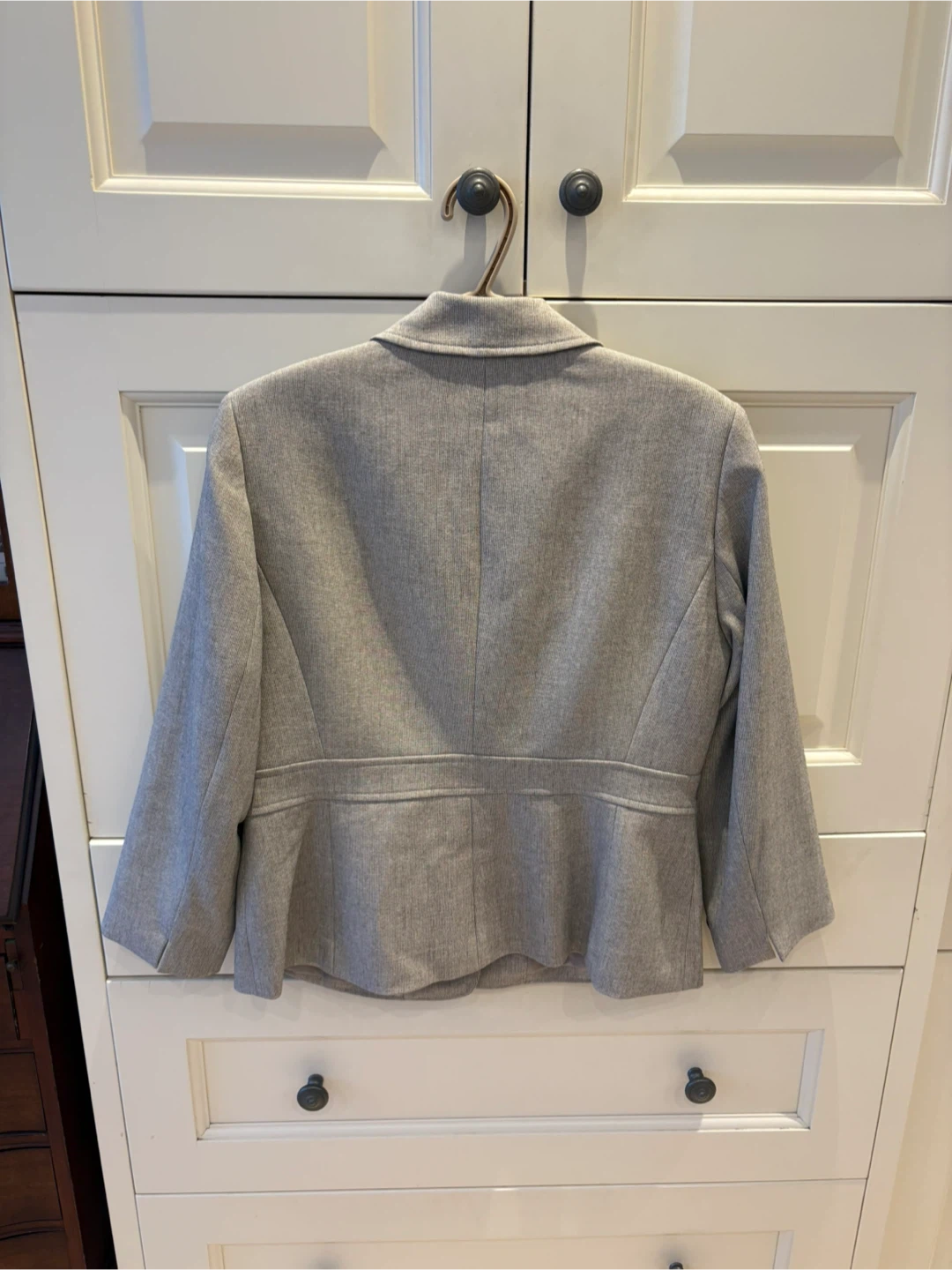 Kasper grey short jacket size 8. Lined. - photo 2