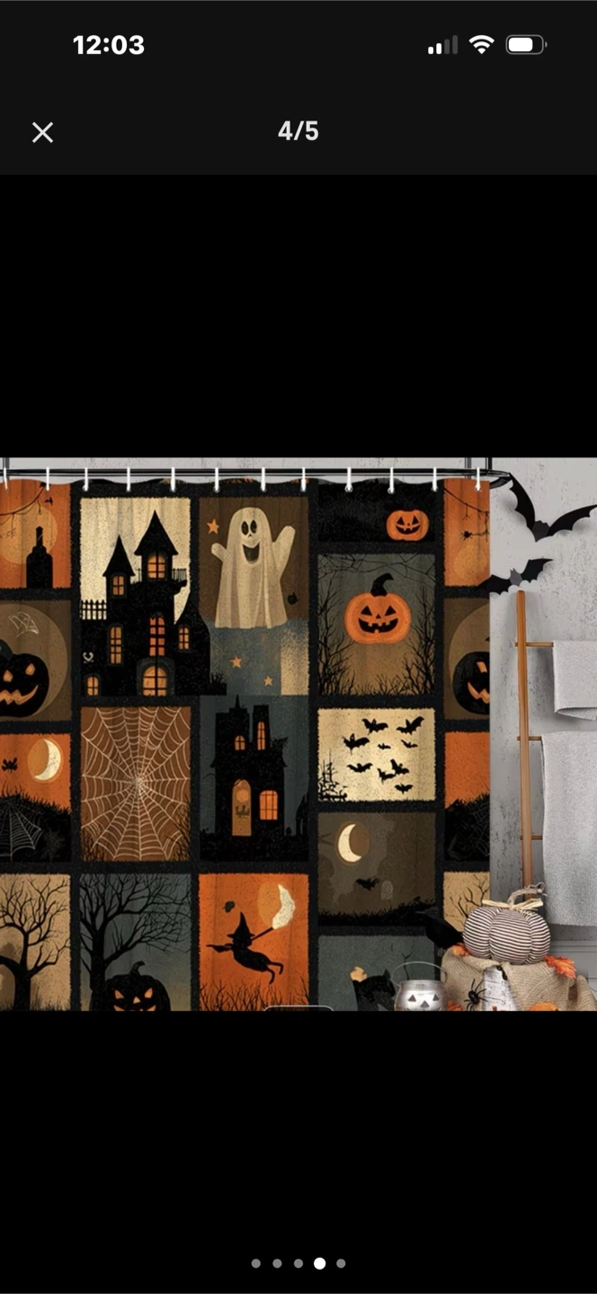 Spooky Halloween Shower Curtain - photo 5