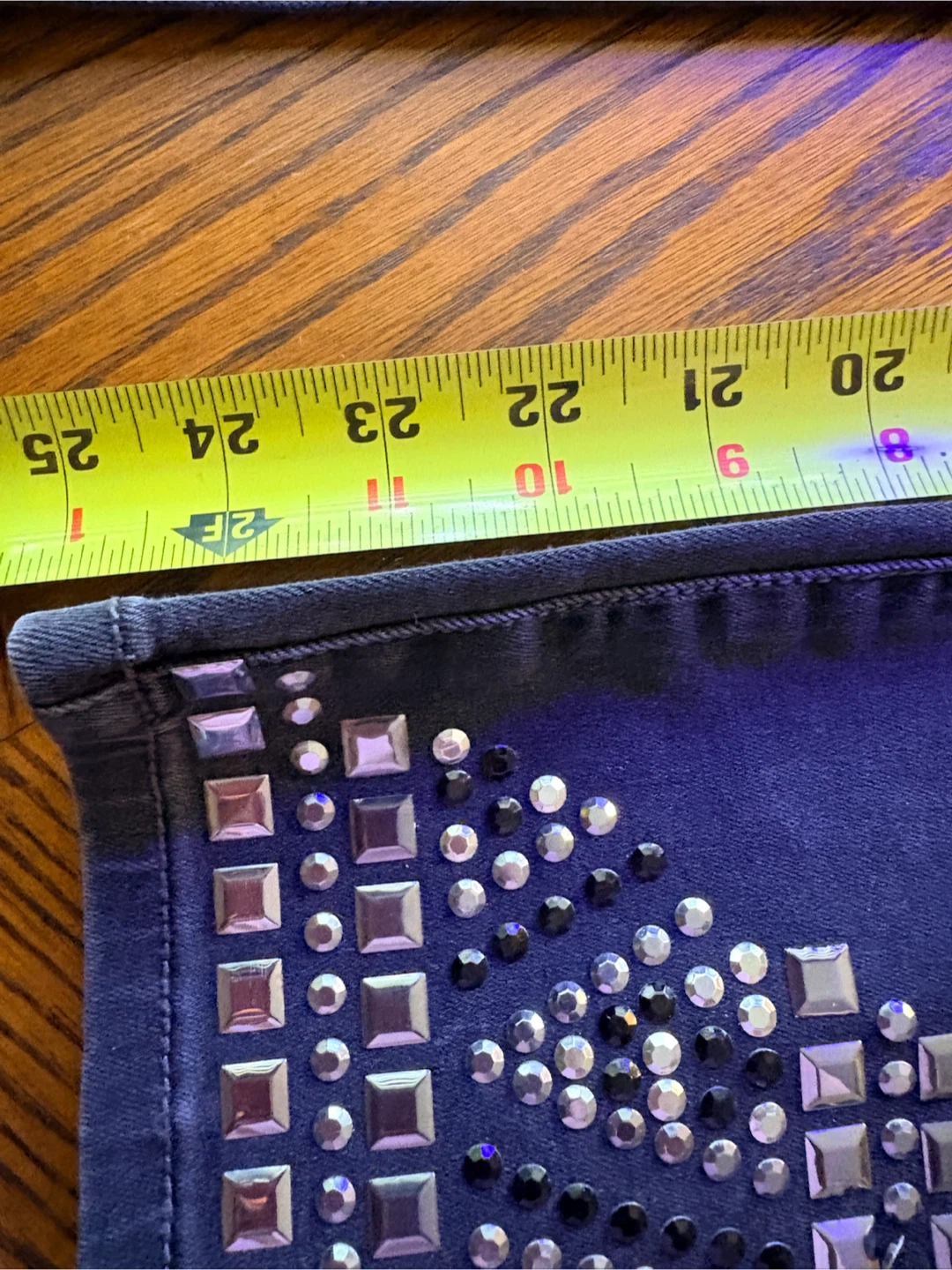 D2 rhinestone embellished jeans - photo 3