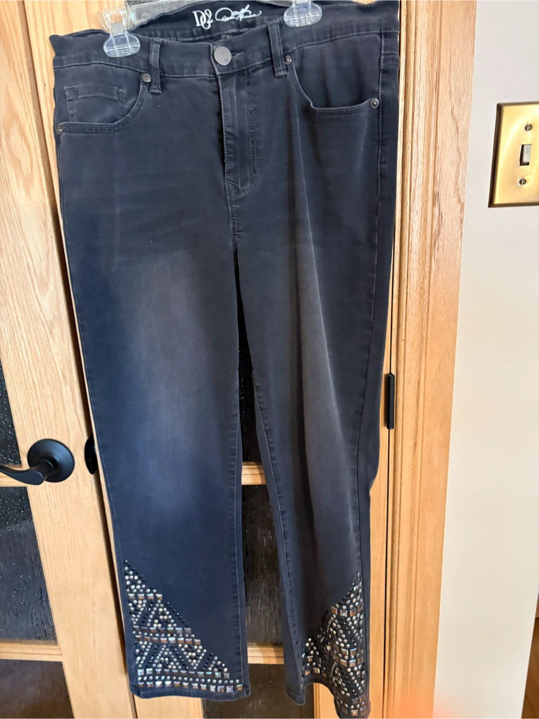 D2 rhinestone embellished jeans - photo 4