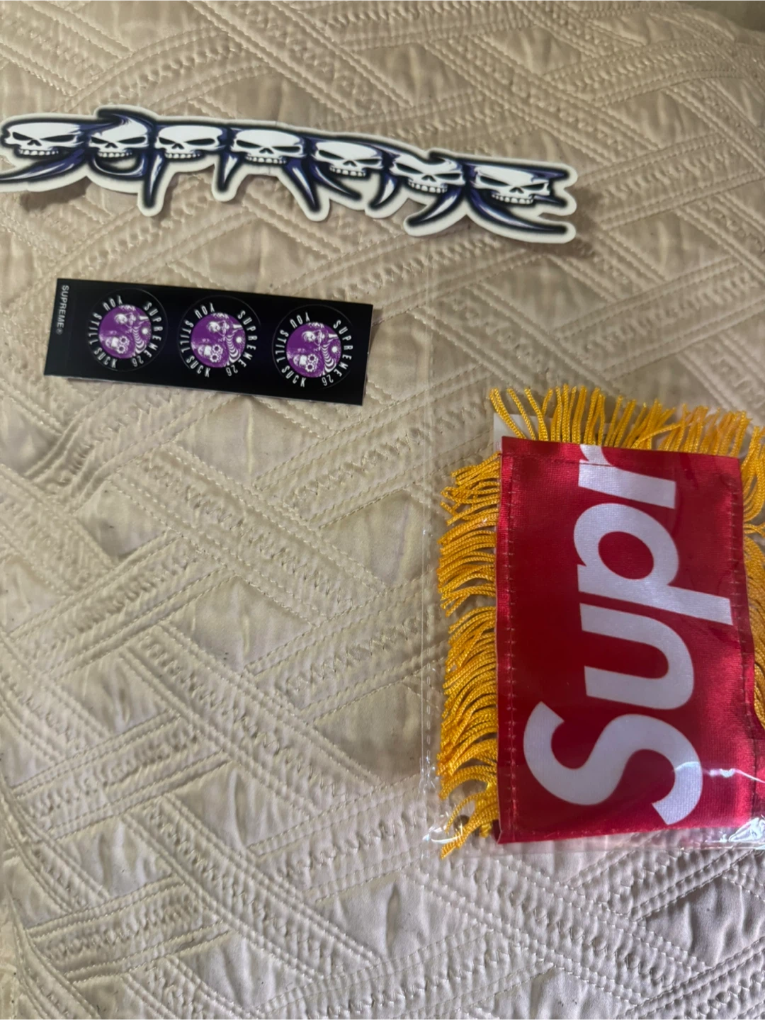 2026 Supreme Flag & Supreme Stickers