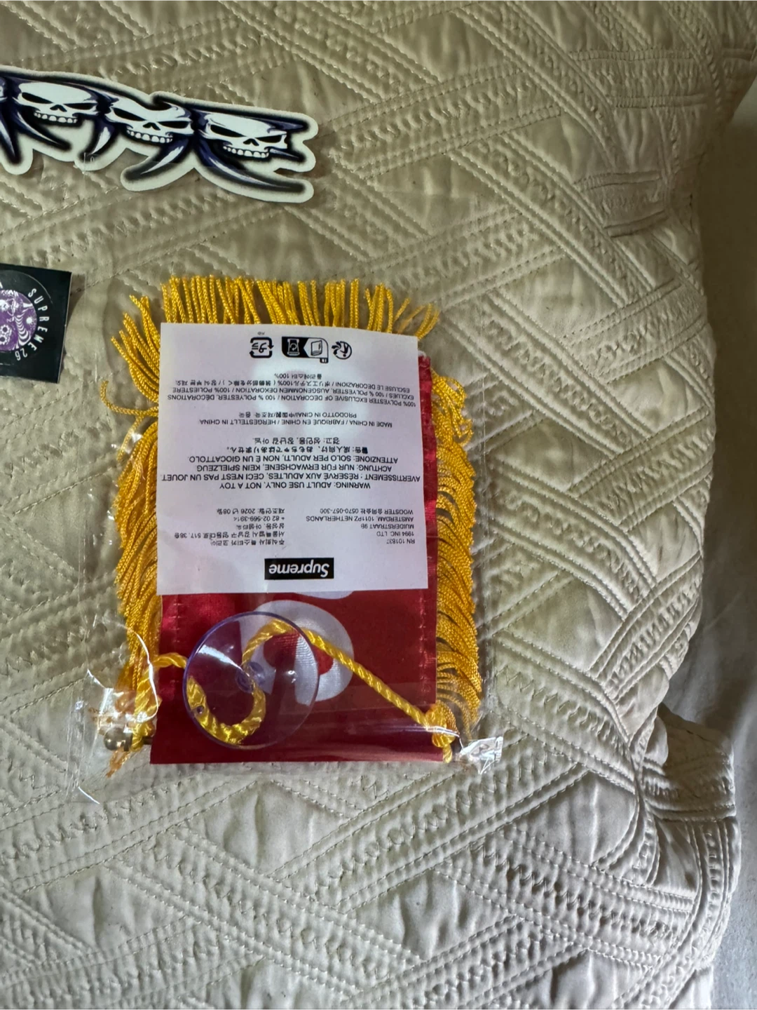 2026 Supreme Flag & Supreme Stickers - photo 3