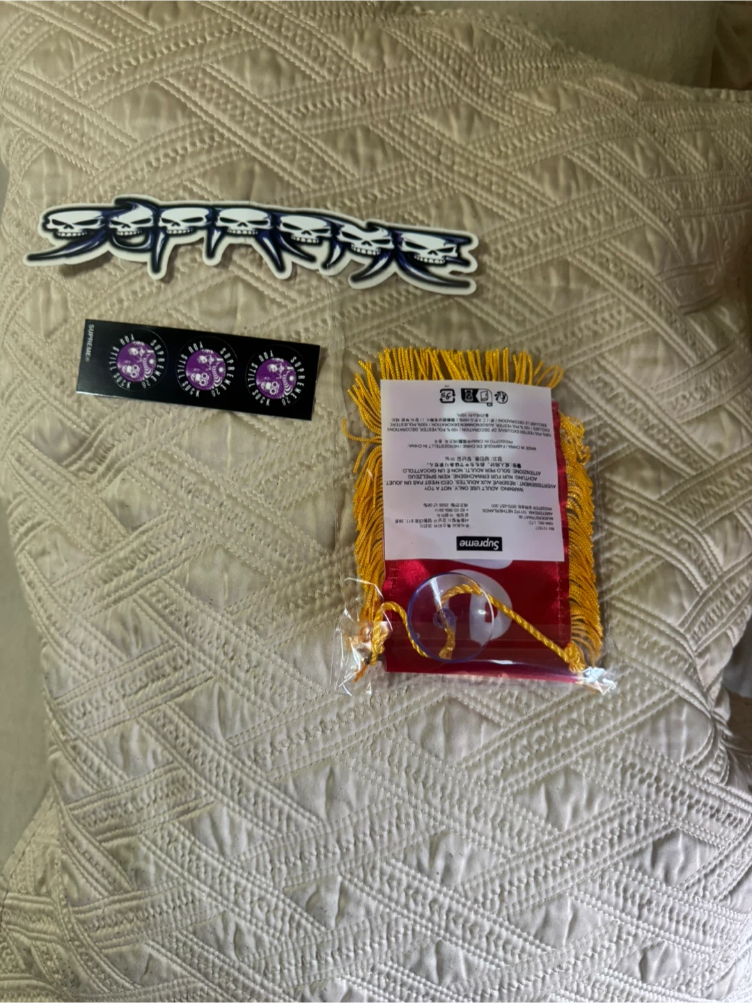 2026 Supreme Flag & Supreme Stickers - photo 4