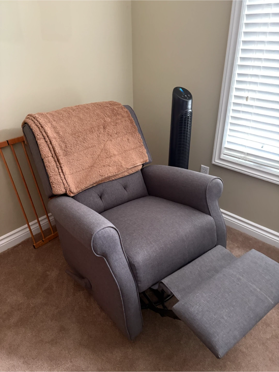 Grey Recliner Chair
