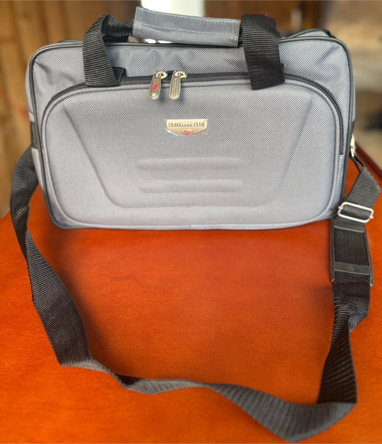 Travelers Club Grey Carry-On Bag