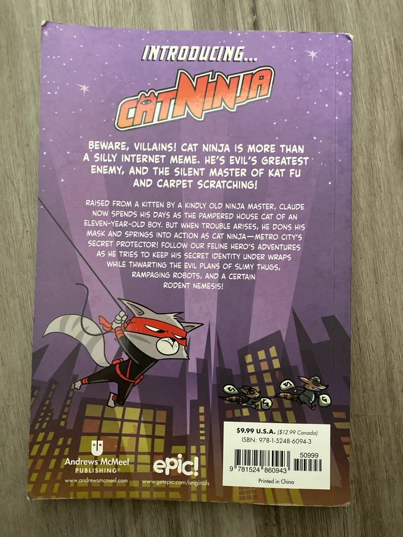 Cat Ninja Graphic Novel by Matthew Cody & Yehudi Mercado - photo 2