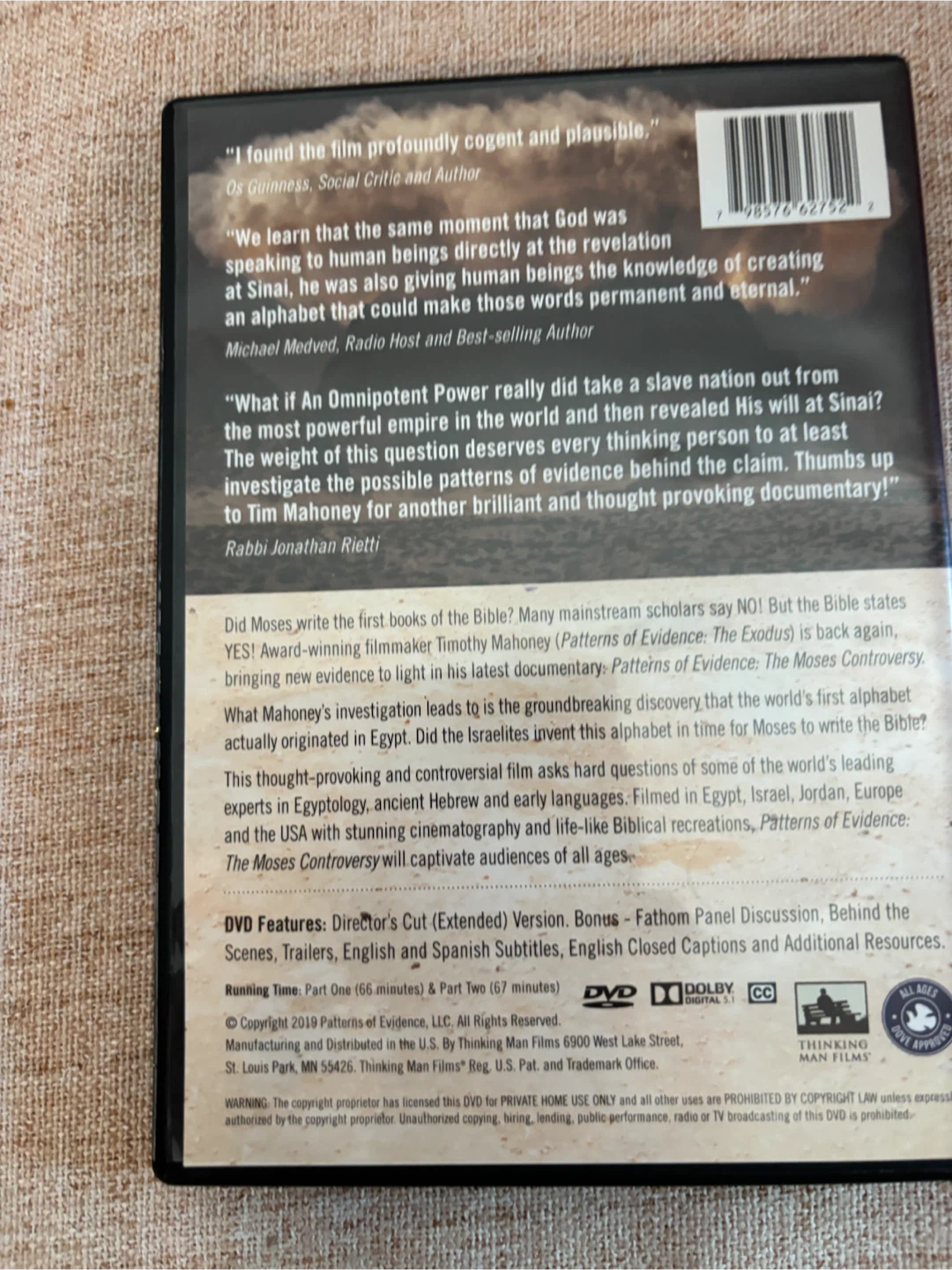 Patterns of Evidence: The Moses Controversy DVD - photo 2
