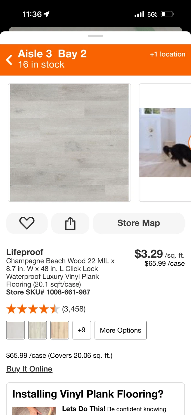 Lifeproof Champagne Beach Wood Luxury Vinyl Plank Flooring - photo 3