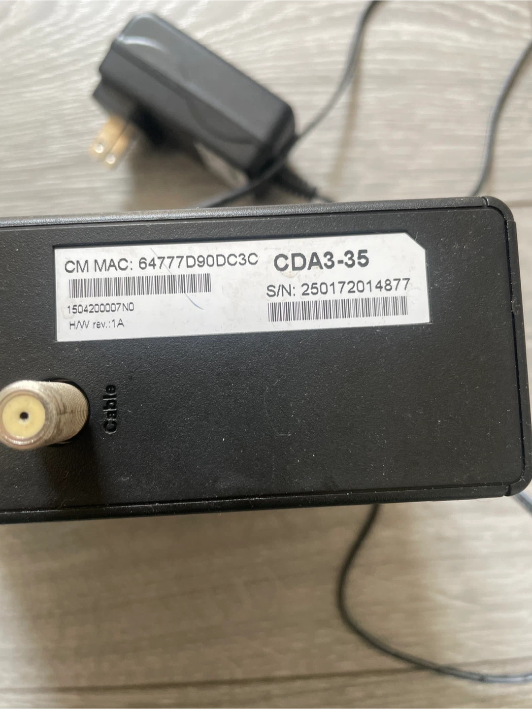 Hitron CDA3-35 Modem - photo 3