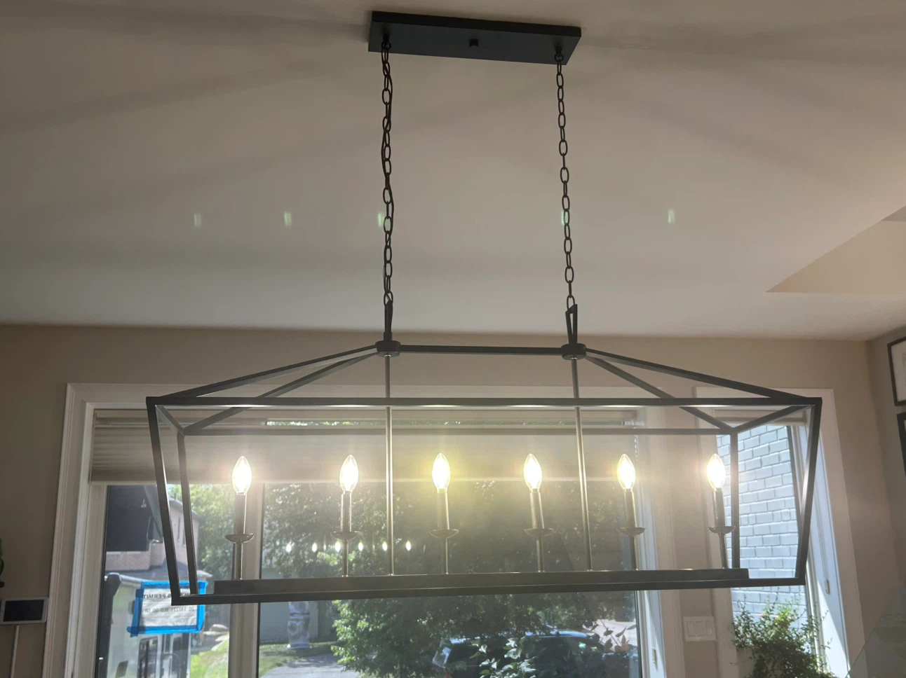 Farmhouse Linear Chandelier