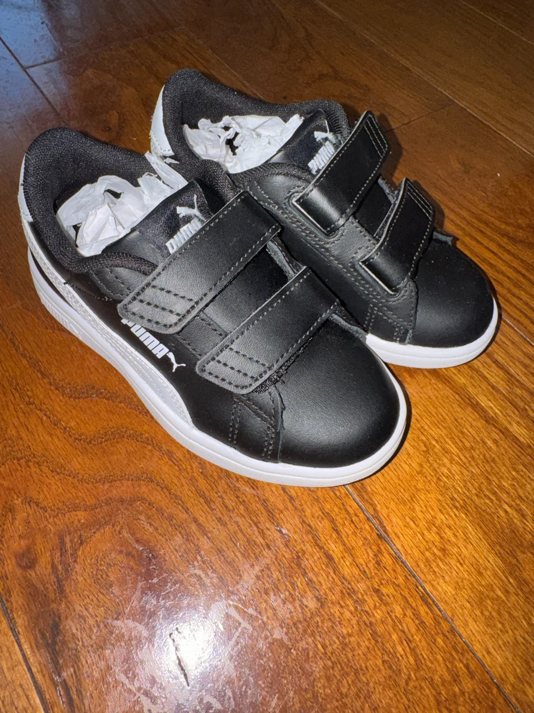 Boys Puma Smash V2 Hook and Loop Shoes - US 11C - photo 2