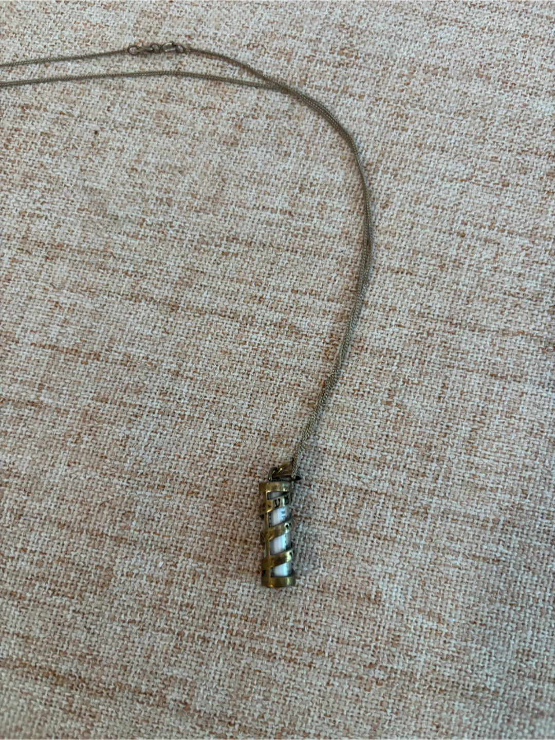 Hamsa Scroll Pendant Necklace