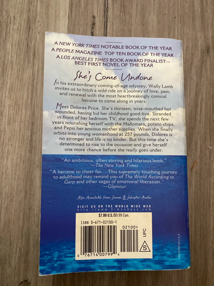 She's Come Undone by Wally Lamb - Oprah's Book Club - photo 2