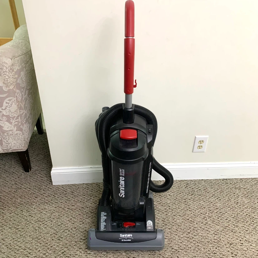 Upright Vacuum Cleaner HEPA Filter Extra Long Cord Carpet Vacuum