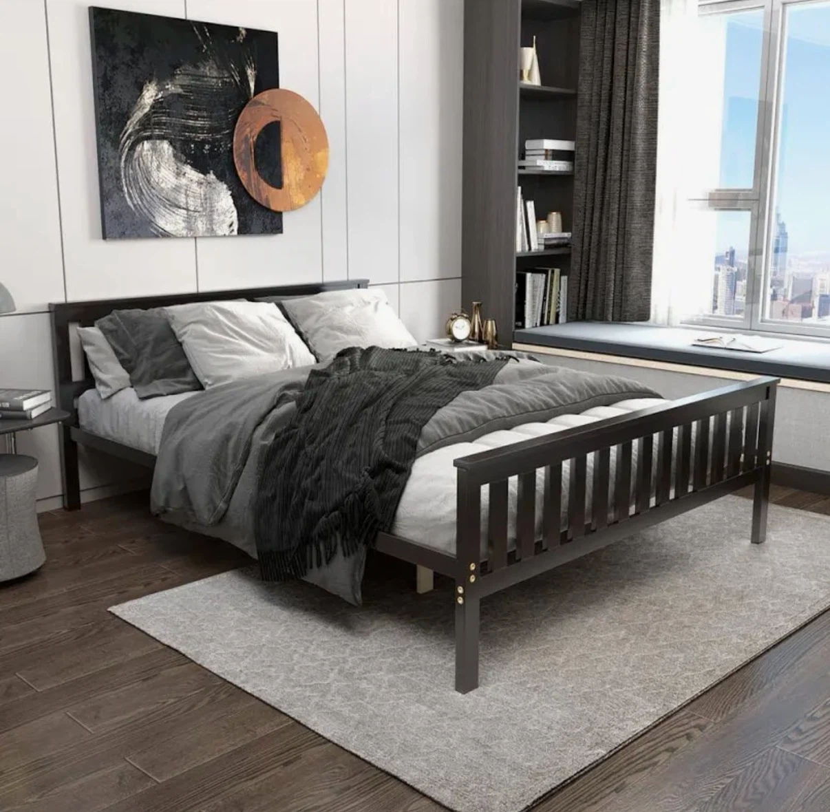 New. COSTWAY Full Size Bed Frame - photo 3