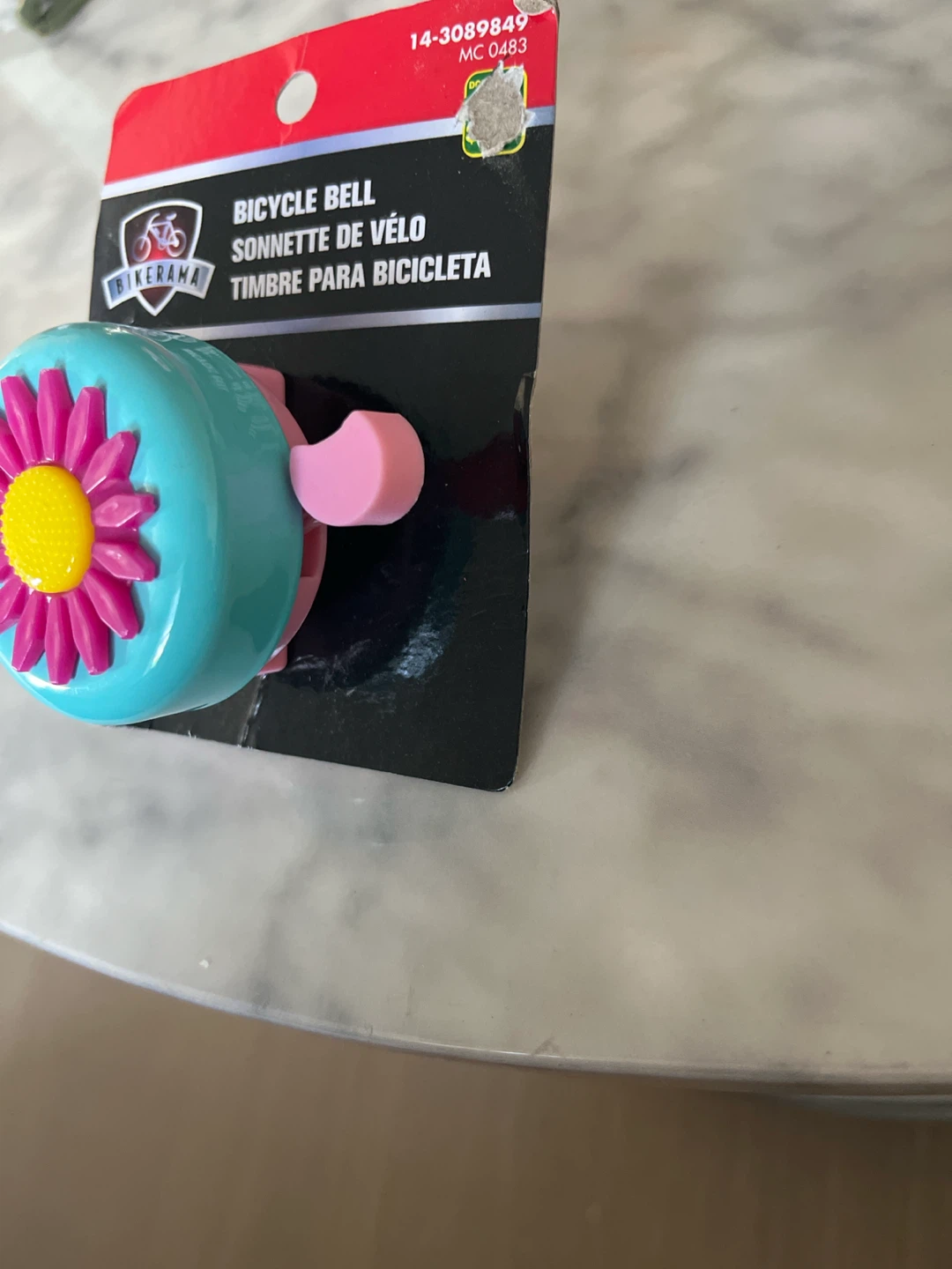 Bikerama Bicycle Bell - Teal Flower - photo 2