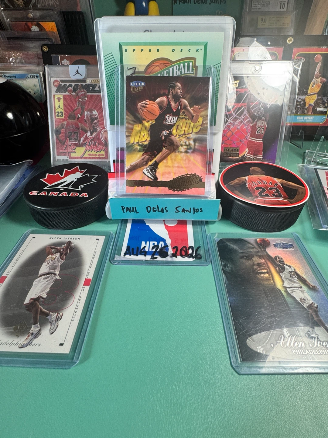 Allen Iverson Basketball Card Collection