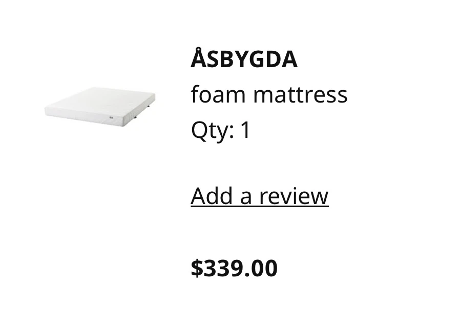 IKEA Foam Mattress | Full Size 🛏️ - photo 4