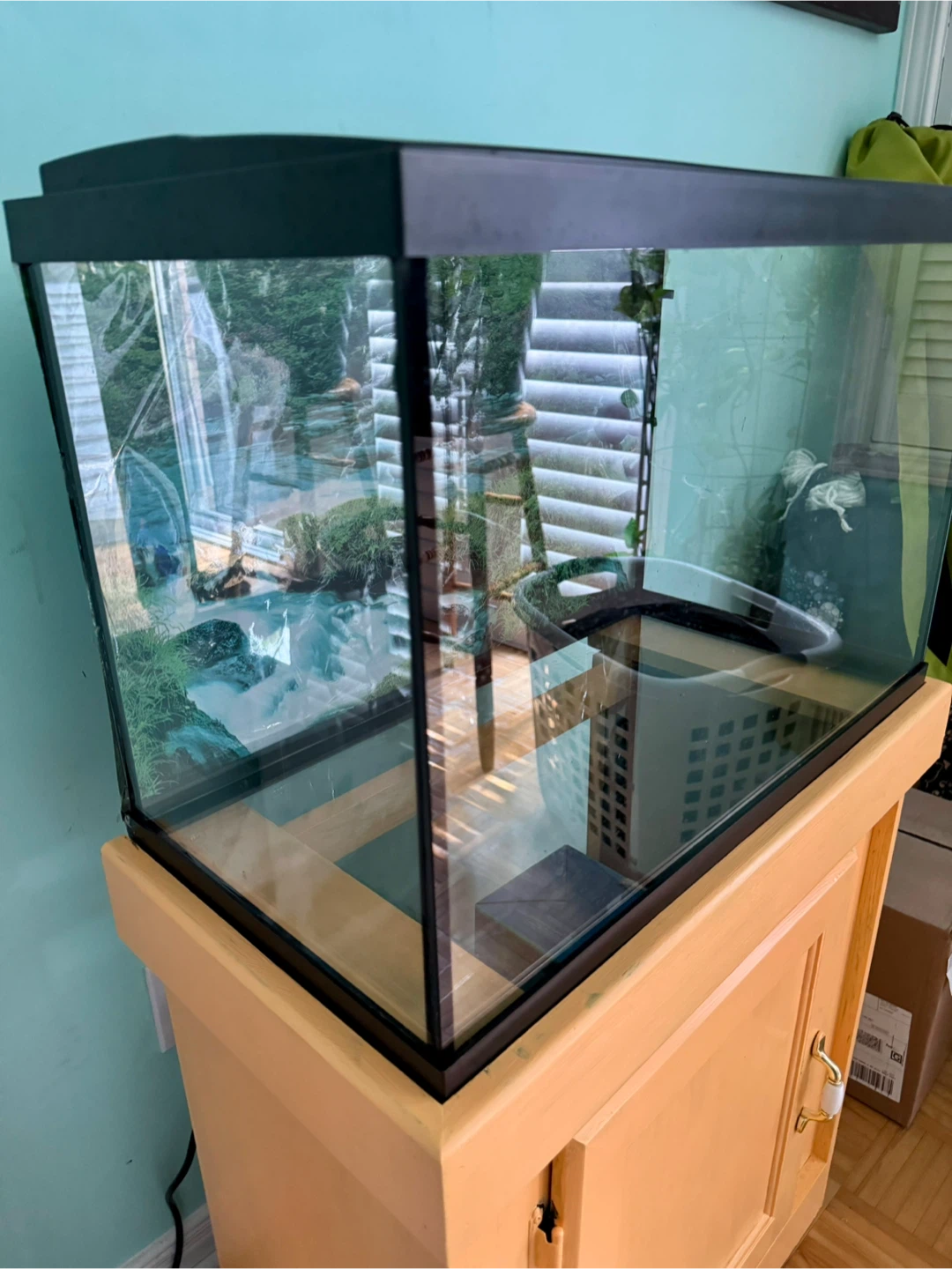 Glass Aquarium Tank and Stand - photo 3
