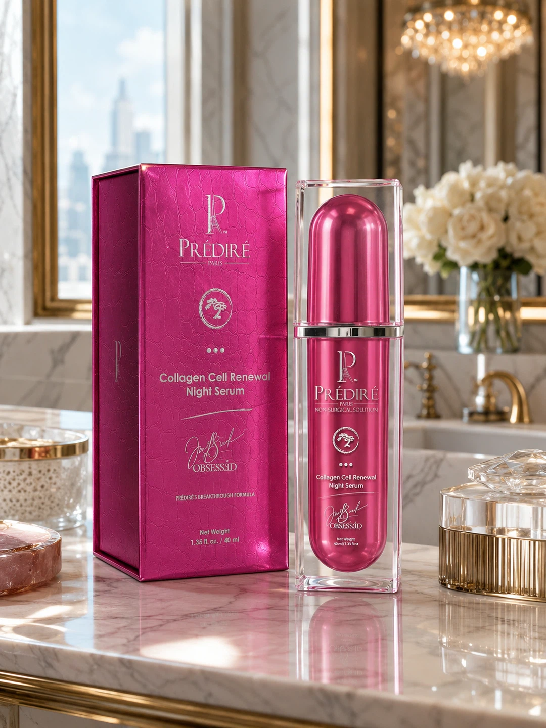 Prédiré Paris Collagen Renewal Night Serum 40ml MSRP $750 - photo 4