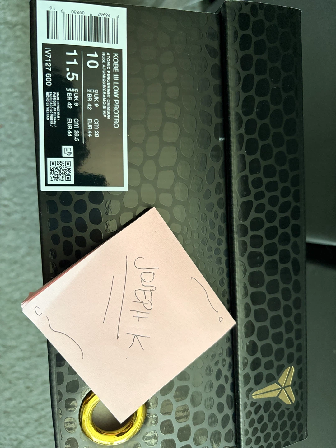 Nike Kobe III Low Protro "Atmos Pink Crimson" - photo 3