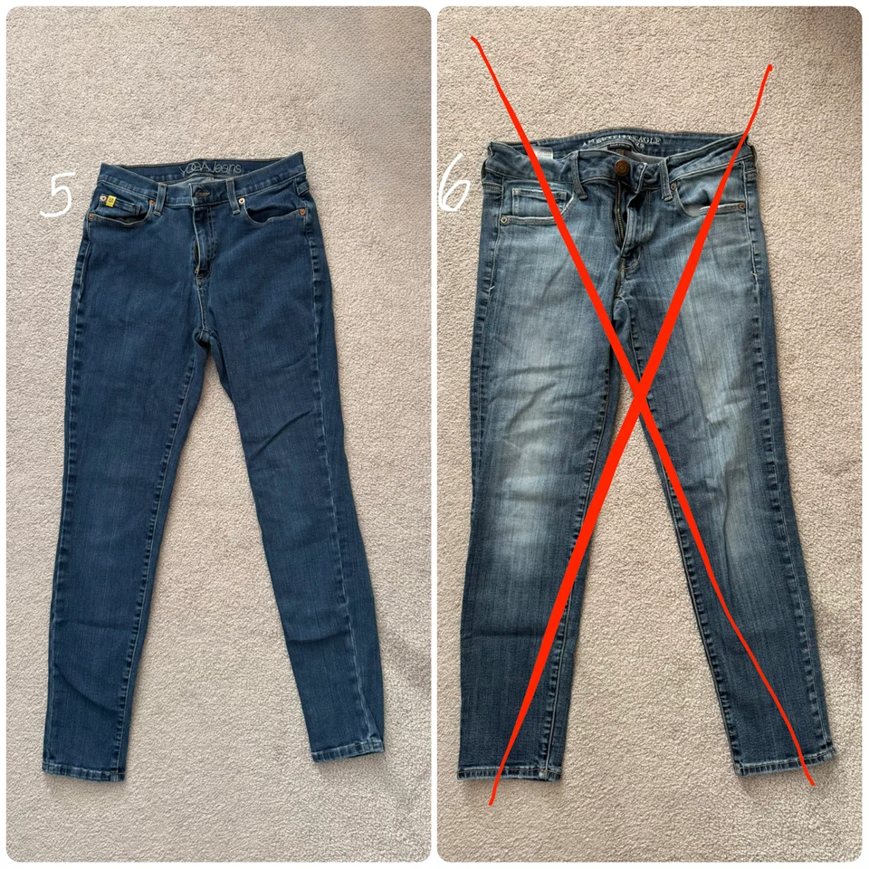 Jeans and Capris. Women’s, small, various brands - photo 4