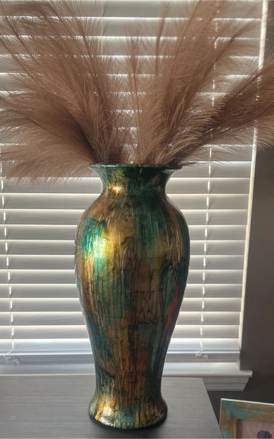 Decorative Vase with Feathers - photo 2