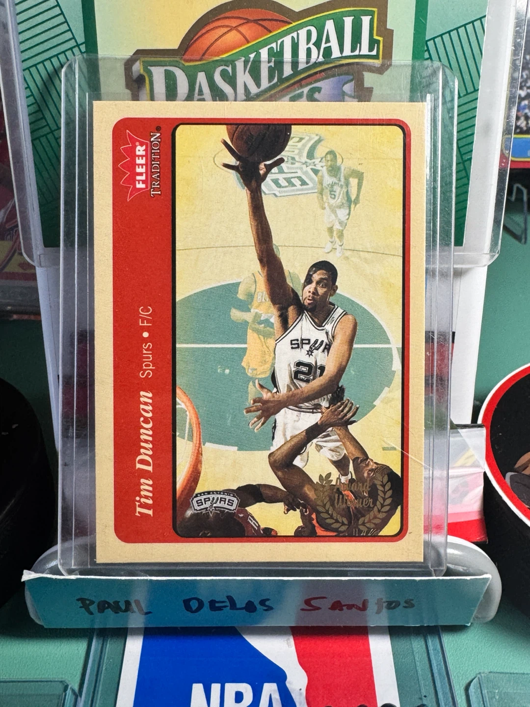 Tim Duncan San Antonio Spurs Basketball Cards - photo 2