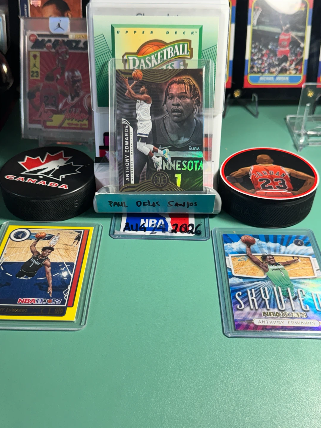Anthony Edwards NBA Trading Cards (Lot of 4)