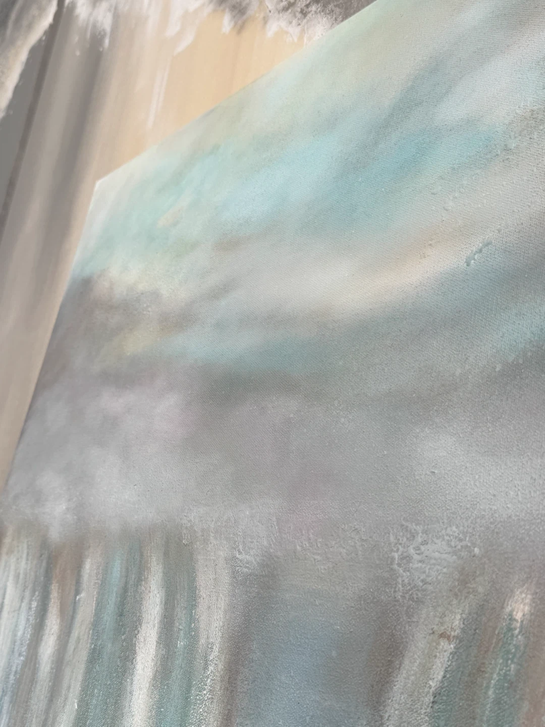 Large Landscape Waterfall Original Acrylic Painting - photo 4