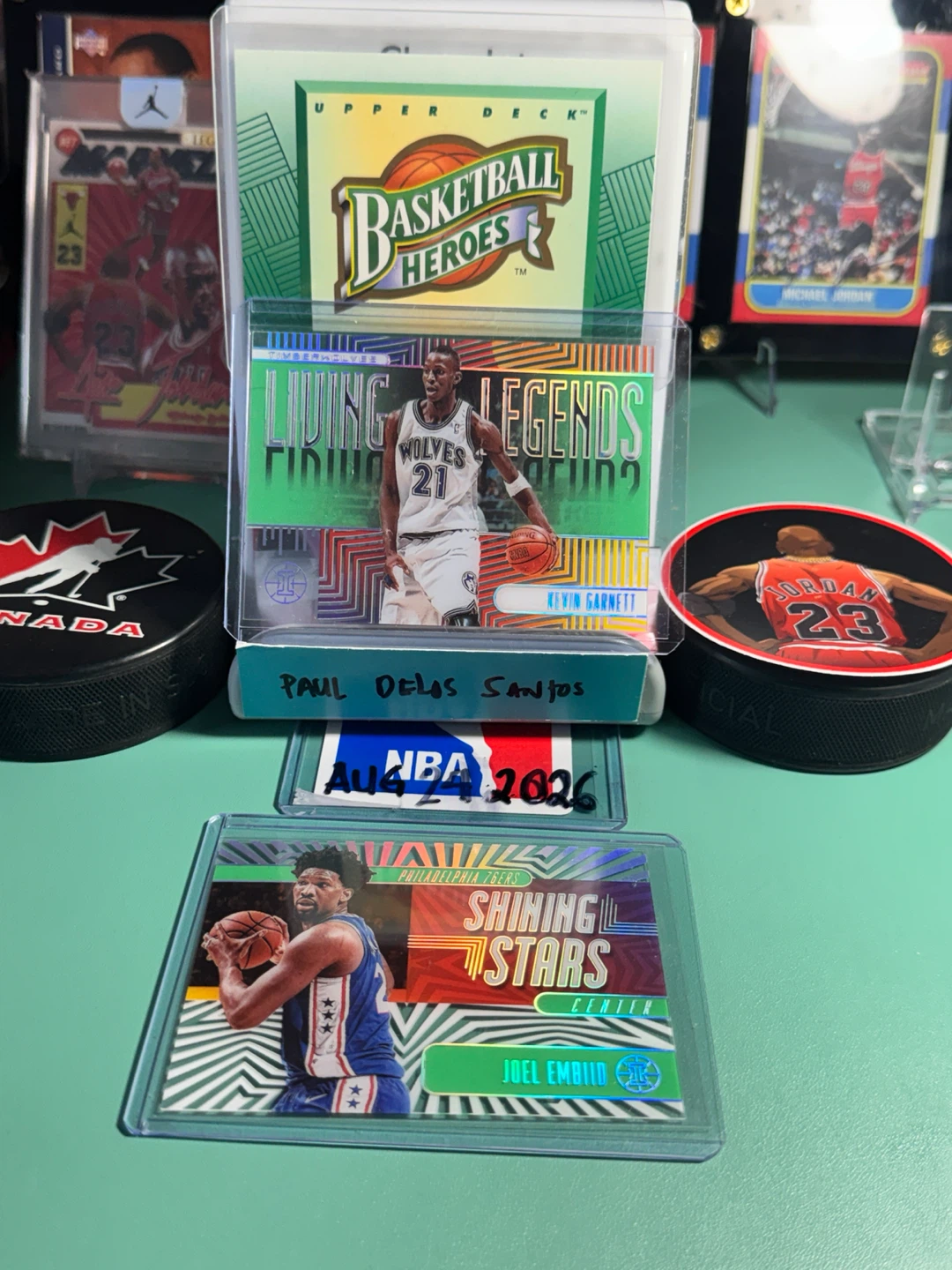 nba cards acetate x 2