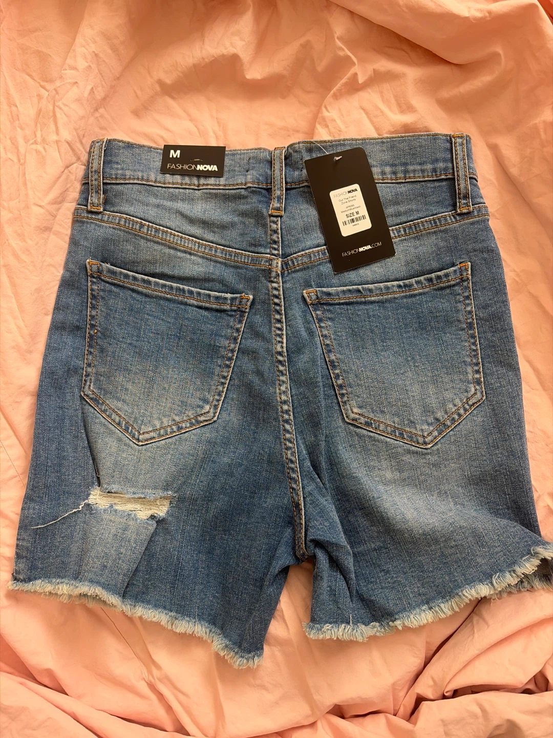 Fashion Nova Blue Denim Shorts - photo 2