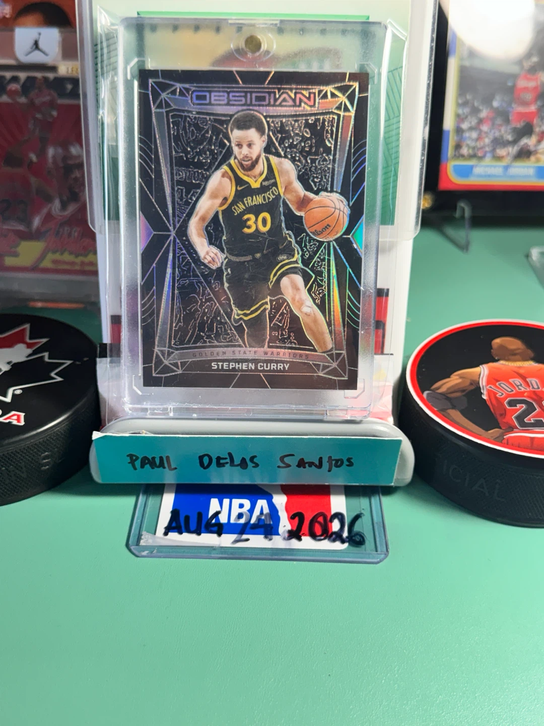 2023-24 Panini Obsidian Stephen Curry Basketball Card - photo 2