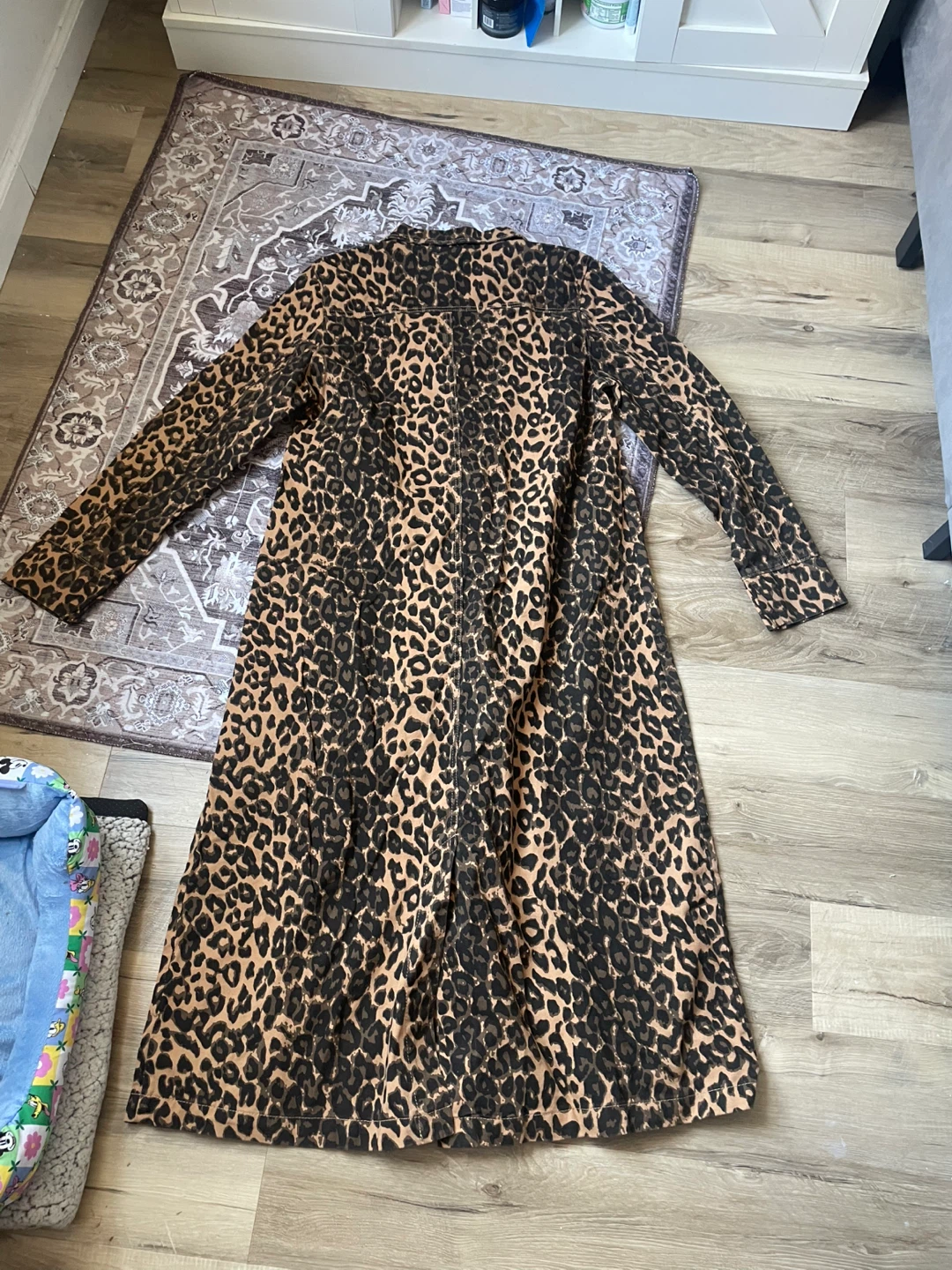 Fashion Nova Leopard Print Denim Jacket XL - photo 4