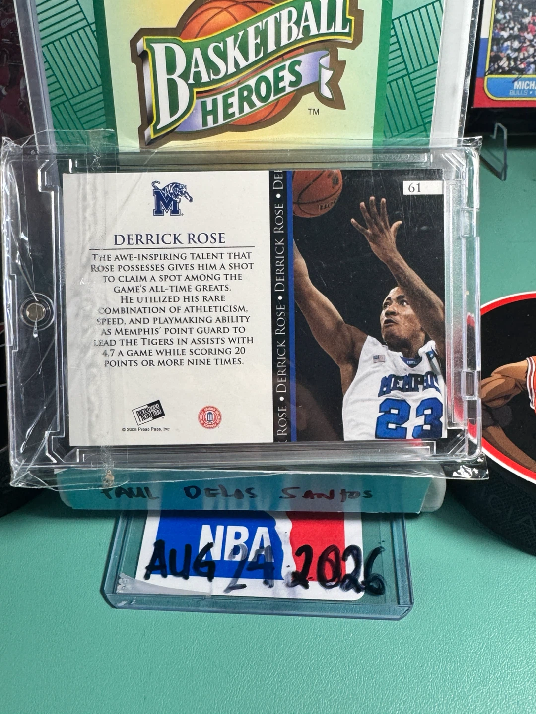 Derrick Rose 2008 Upper Deck Basketball Card - photo 3