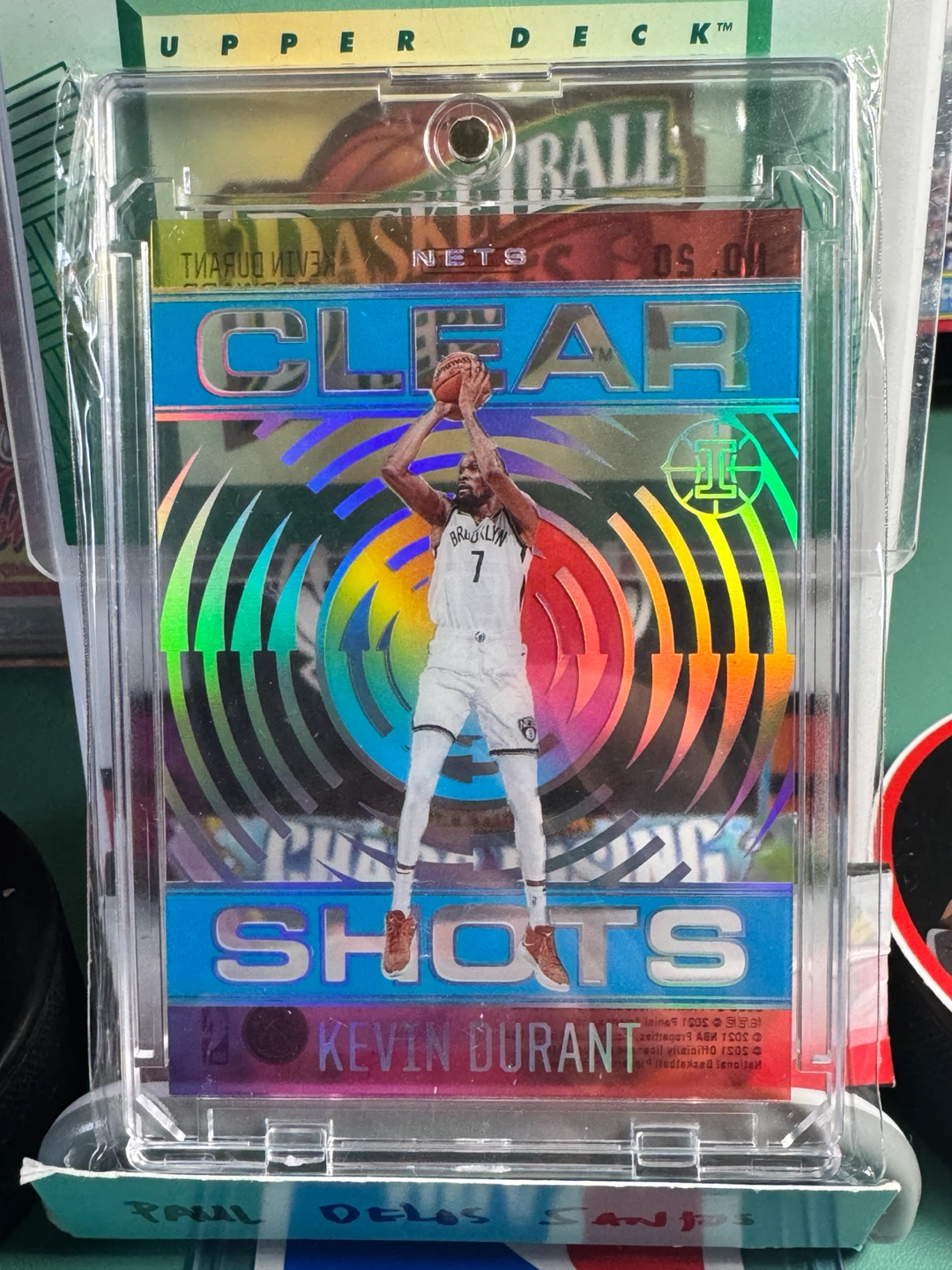 2021-22 Panini Select Kevin Durant Clear Shots Card