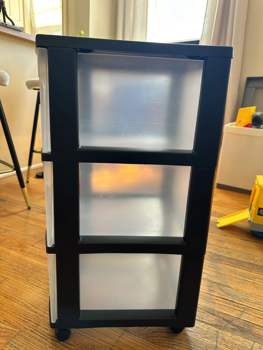 3-Drawer Storage Cart with Wheels - photo 2