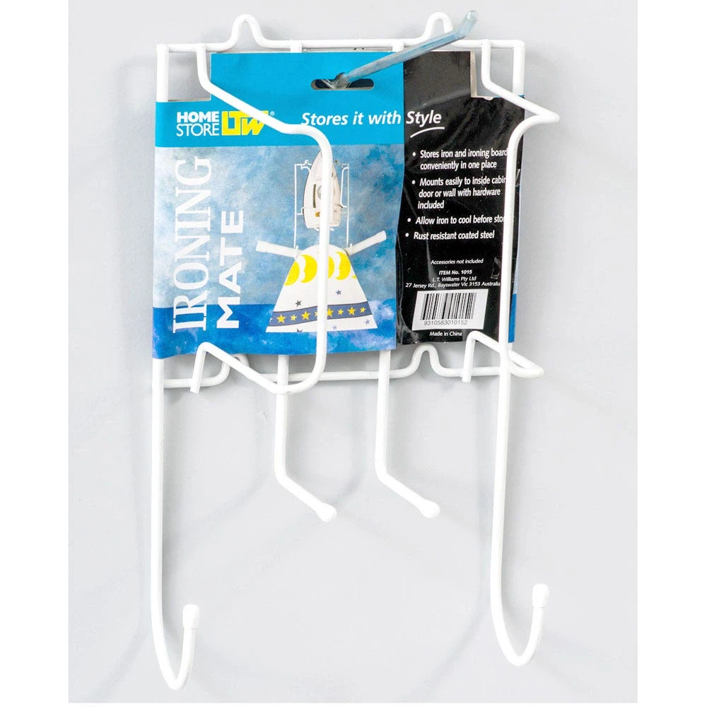 Home Store LW Ironing Mate Wall Mount Iron and Board Holder - photo 3
