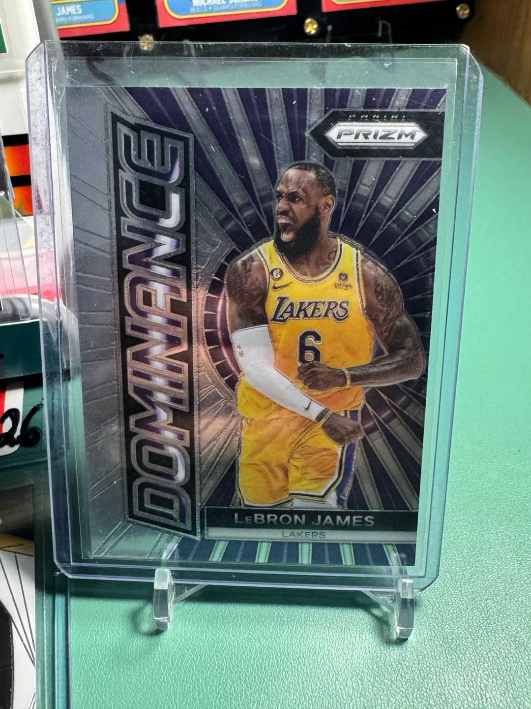 LeBron James 2020-21 Panini Prizm Dominance Basketball Card - photo 5
