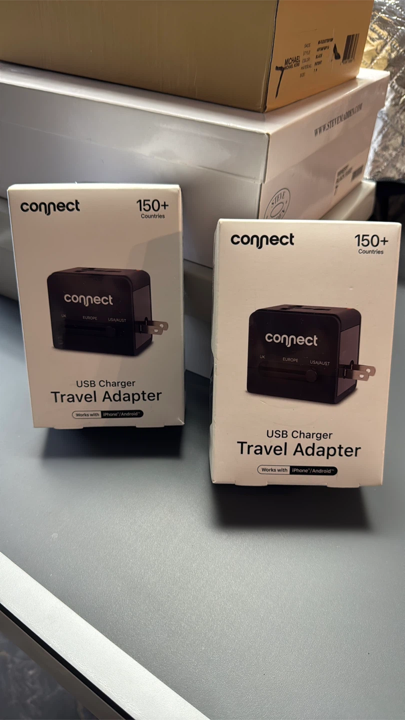 Connect USB Charger Travel Adapter - Black - photo 4