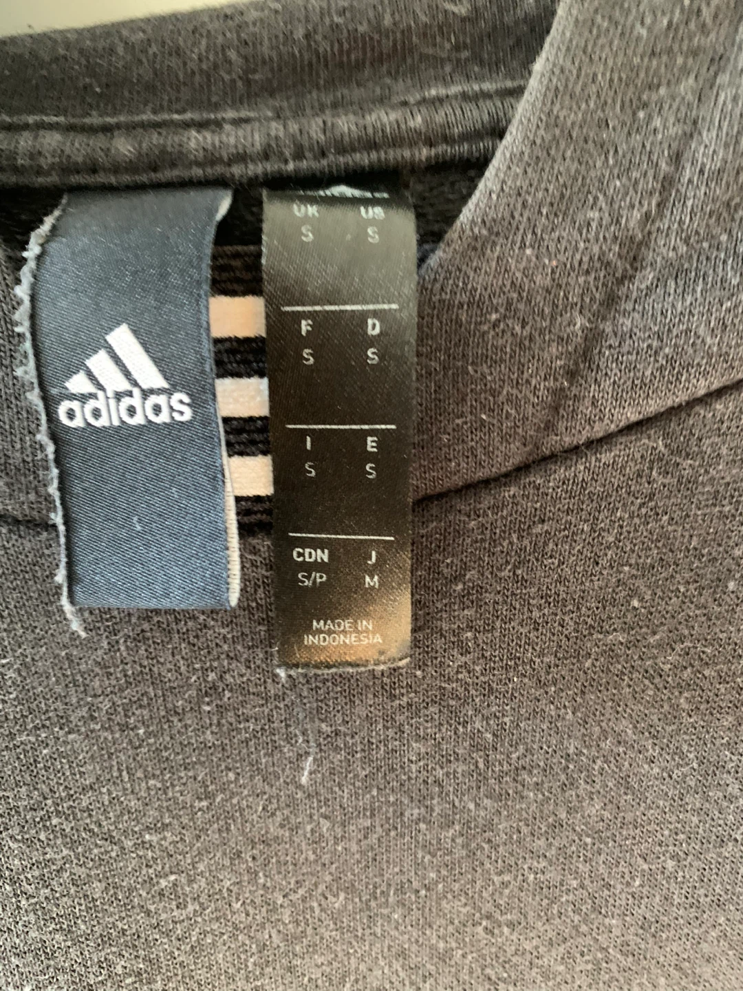 Men 3-Stripes Adidas Hooded Pullover Sweater - photo 2