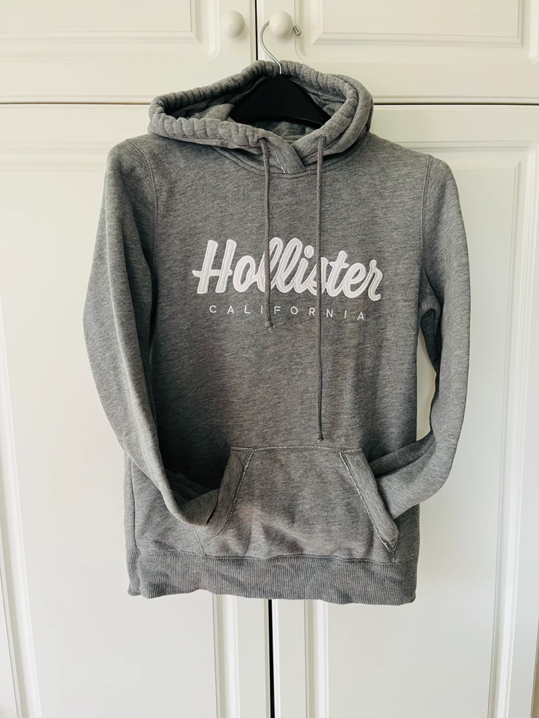 Men Hollister Grey (S) Hoodie Sweater