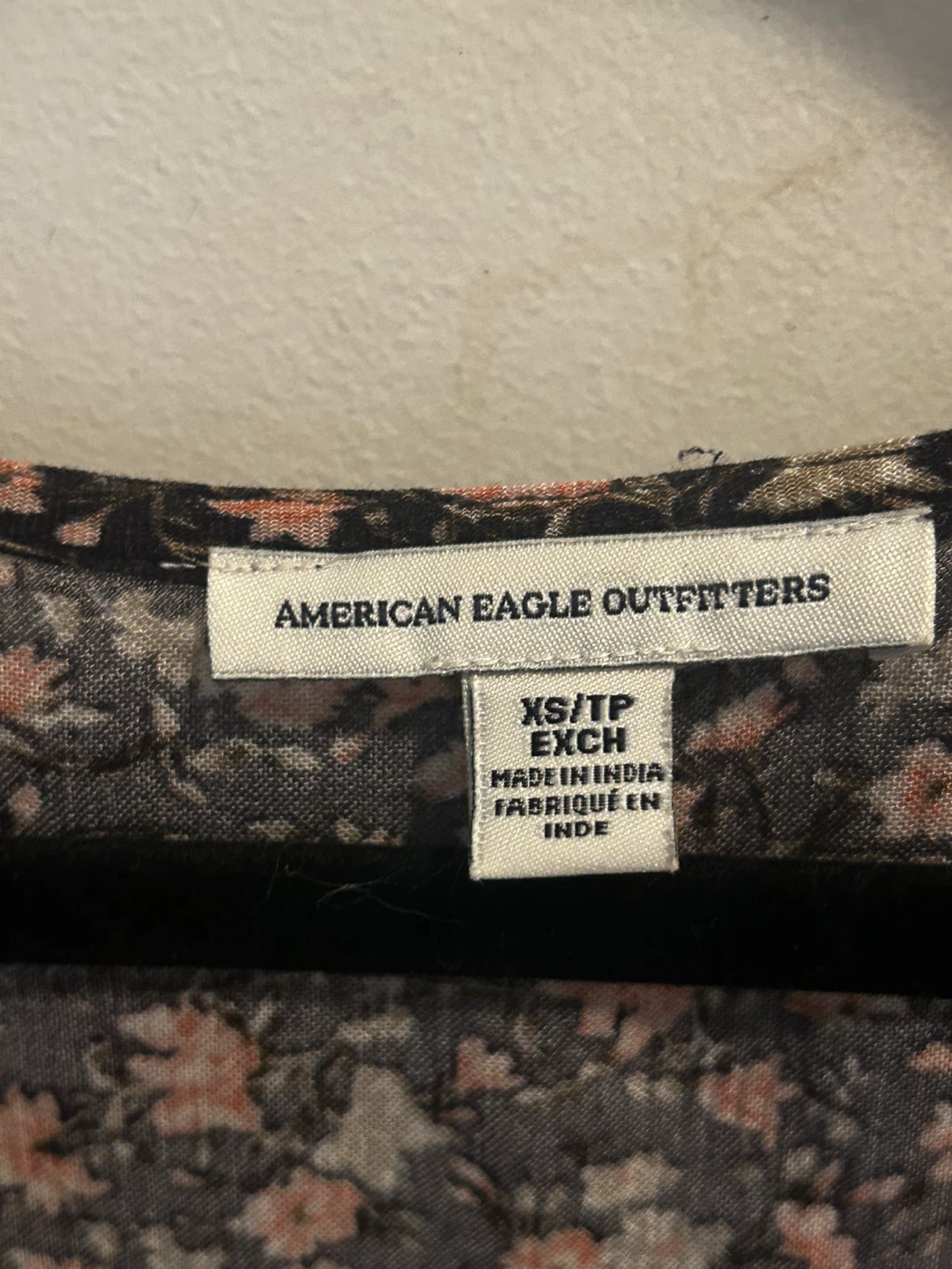 American Eagle Outfitters Floral Tie-Front Blouse - photo 2