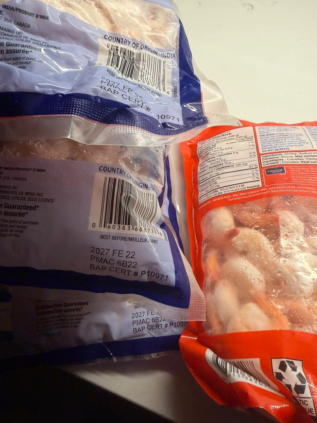 Cooked Salad Shrimp - 2 Bags - photo 3