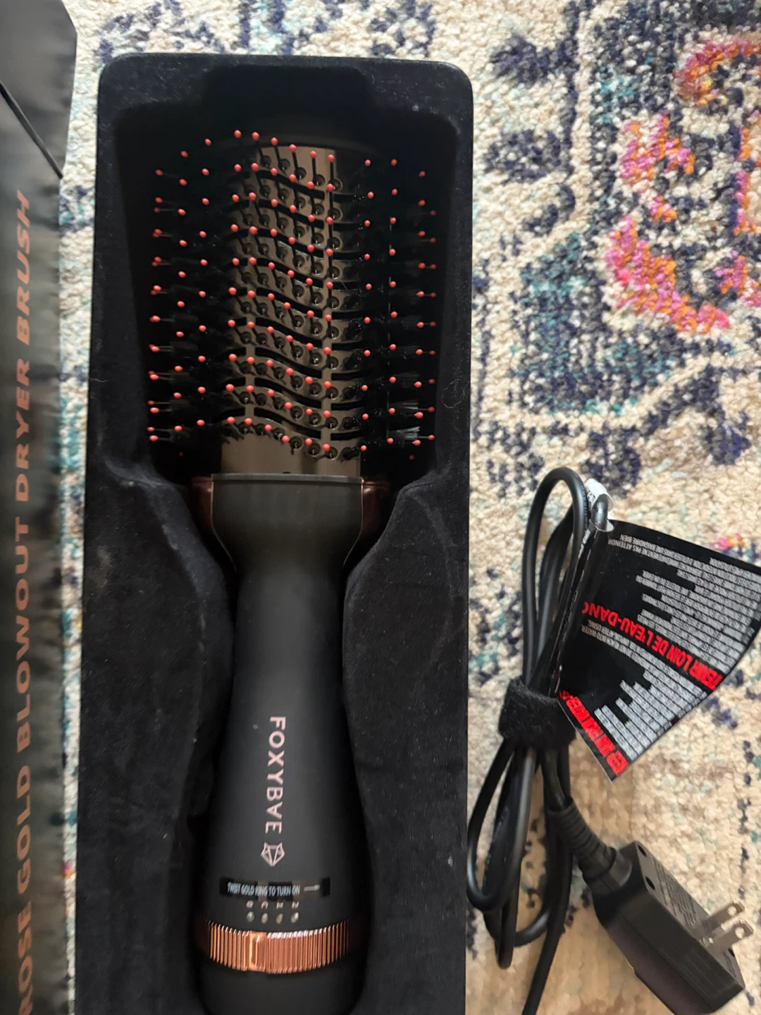 FoxyBae Rose Gold Blowout Dryer Brush - photo 2