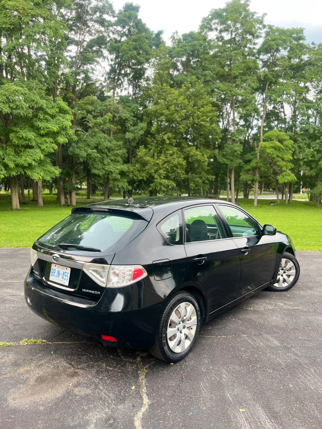 2010 Black Subaru Impreza Hatchback