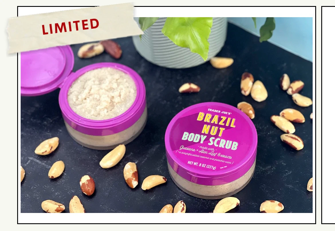 Trader Joe's Brazil Nut Body Scrub - Limited Edition