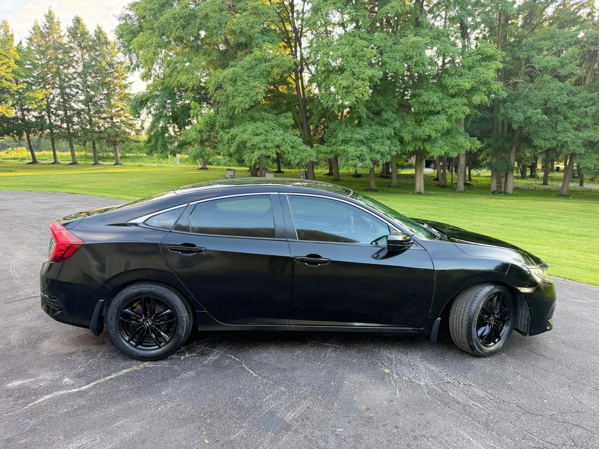 2018 Black Honda Civic Sedan- Manual Transmission - photo 2