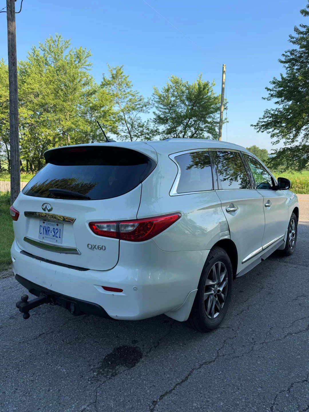 2014 White Infiniti QX60 SUV - photo 3