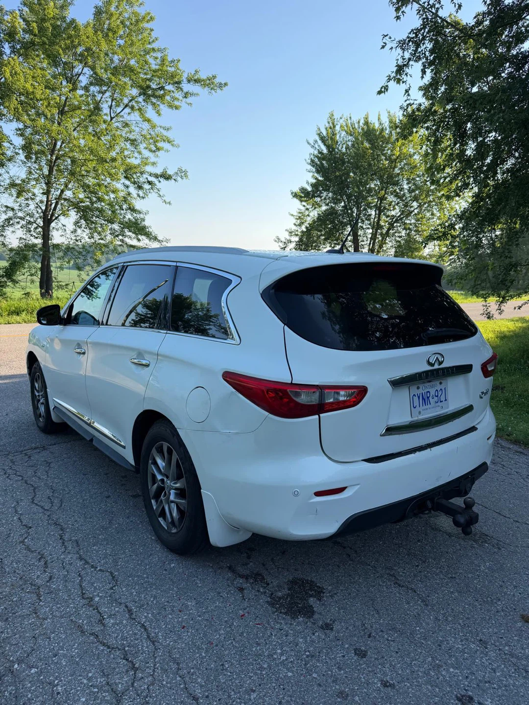 2014 White Infiniti QX60 SUV - photo 4